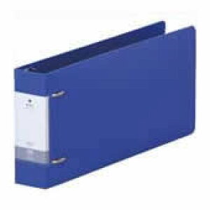 LIHITLAB D型リングファイル 統一伝票 G2239-8 青