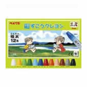 ぺんてる 図画工作クレヨン 12色 PTCG1-12