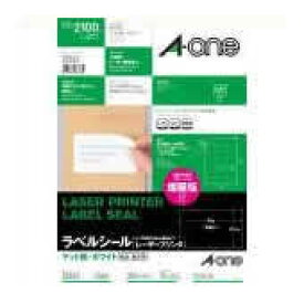 エーワン レーザーラベル 28363 A4/21面 100枚