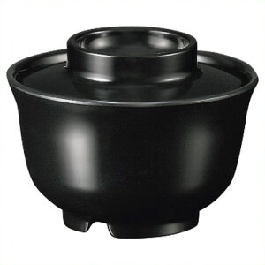 《国際化工》 羽反吸物椀 特小 黒 蓋 B117C B