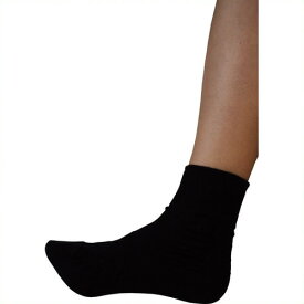 《蘭花》 転倒予防靴下アガルーノ ブラック26-27cm