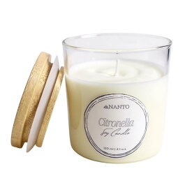 NANTO 虫よけ シトロネラ アロマキャンドル キャンプ アウトドア 虫除け 天然 自然素材 ソイワックス 癒し