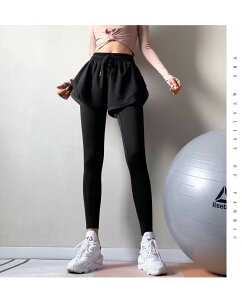ヨガパンツ スカート付きレギンス 一体型 ショートパンツ レギンス レディース パンツ ロングパンツ スポーツウェア ヨガウェア ランニング ウェア ウォーキング トレーニングウェア フィ