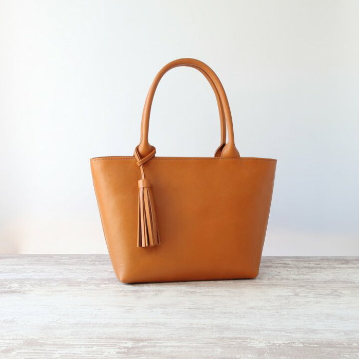 楽天市場】シンプルトートbag（ファスナーver) マチ13cm＆丸手ver 