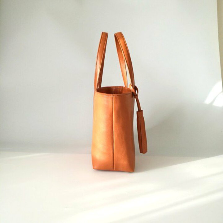 楽天市場】シンプルトートbag☆彡キャメル・受注製作 バッグ 日本製 