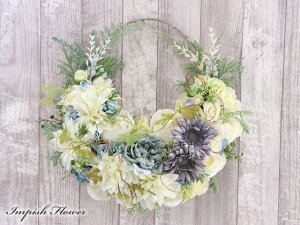 クリスマスリース ポインセチア クリスマス 白 玄関 おしゃれ 花