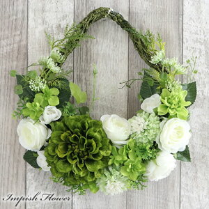 リース 造花 玄関 壁掛け アレンジメント 人気 かわいい おしゃれ