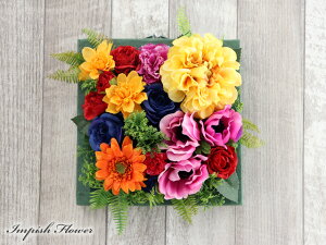 壁掛け 造花 リース 玄関 インテリア フラワーリース アーティフィシャルフラワー かわいい