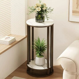 花台 スリム 室内 おしゃれ アイアン 木製 大理石風 フラワースタンド 2段 コンソールテーブル ナイトテーブル コーナーラック 観葉植物 棚 飾り台 玄関 リビング ソファサイド アンティーク モダン 高級感 デザイナーズ 北欧 ホワイト ブラウン 新生活 インスタ映え