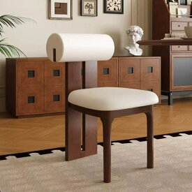 ダイニングチェア おしゃれ 椅子 木製 北欧 ベルベット 河馬椅子 カバチェア デザイナーズ イス 1人用 レトロ モダン ヴィンテージ アンティーク カフェ風 背もたれ付き 化粧椅子 勉強椅子 ワークチェア インテリア 在宅ワーク