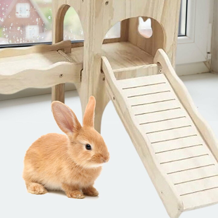 楽天市場】小動物用 木製スロープ 階段 ステップ 橋 ウサギ ハムスター 