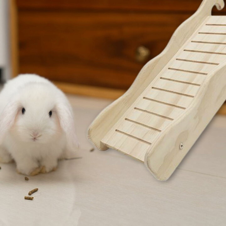 楽天市場】小動物用 木製スロープ 階段 ステップ 橋 ウサギ ハムスター 