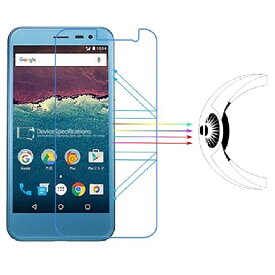 Y!mobile Android One 507SH フィルム ブルーライトカット ブルーライト98.6%カット 目にやさしい【子ども、学生に電車、暗闇で】液晶画面フィルム TPU+PC素材 抗衝撃 高光沢 90%透過率 3H硬度 超薄0.15MM