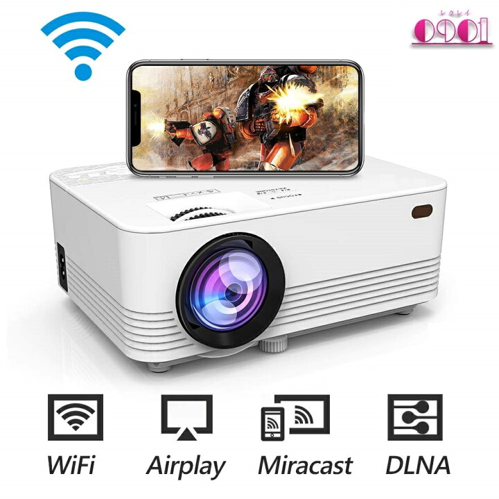 楽天市場 プロジェクター 小型 スマホ ミニプロジェクター 軽量 3600ルーメン 1080p 台形補正 ホームシアター スピーカーが二つ内蔵 パソコン スマホ Ps3 Ps4 Dvdプレイヤーなど接続可 カメラ三脚に対応可 Iphone Xs Max Xr Iphone8 Ipad Air3 Mini5 Ipad Pro 対応