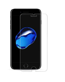 iPhone 7 Plus iPhone 8 Plus スマホ強化ガラスフィルム 透明クリア98％ 高透過率9H硬度 2.5D丸いエッジ 極薄0.26MM 貼り付けセット充実