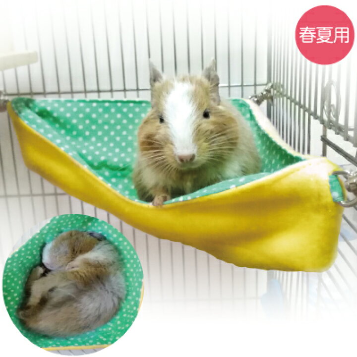 楽天市場】デグー コーナーハンモックベッド 春夏用 Mサイズ 2枚組 