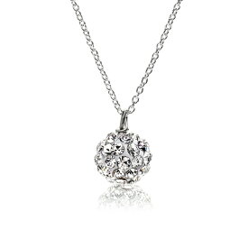 レディース スワロフスキー ネックレス シルバー ギフト プレゼント naotjewelry Swarovski Crystal Ball Necklace