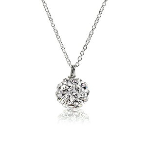 yzN[|4,980~2,490~zfB[X XtXL[ lbNX Vo[ Mtg v[g naotjewelry Swarovski Crystal Ball Necklace