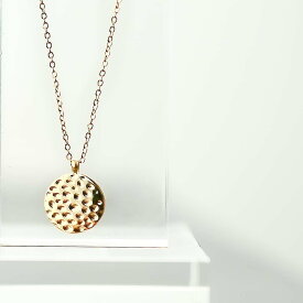 プレゼント 金属アレルギー対応 ネックレス レディース ステンレス シンプル naotjewelry Metal Plate Necklace