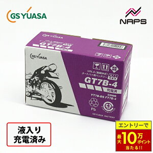 �_�ő�10���|�C���g������^ GS���A�T �W�[�G�X���A�T GT7B-4 VRLA(����َ�)�o�b�e���[ �����e�i���X�t���[(MF) �t���[�d�ς�
