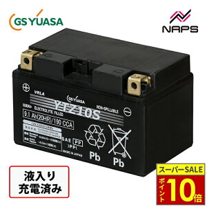 �_�|�C���g10�{�^ GS���A�T �W�[�G�X���A�T YTZ10S VRLA(����َ�)�o�b�e���[ �����e�i���X�t���[(MF) �t���[�d�ς�