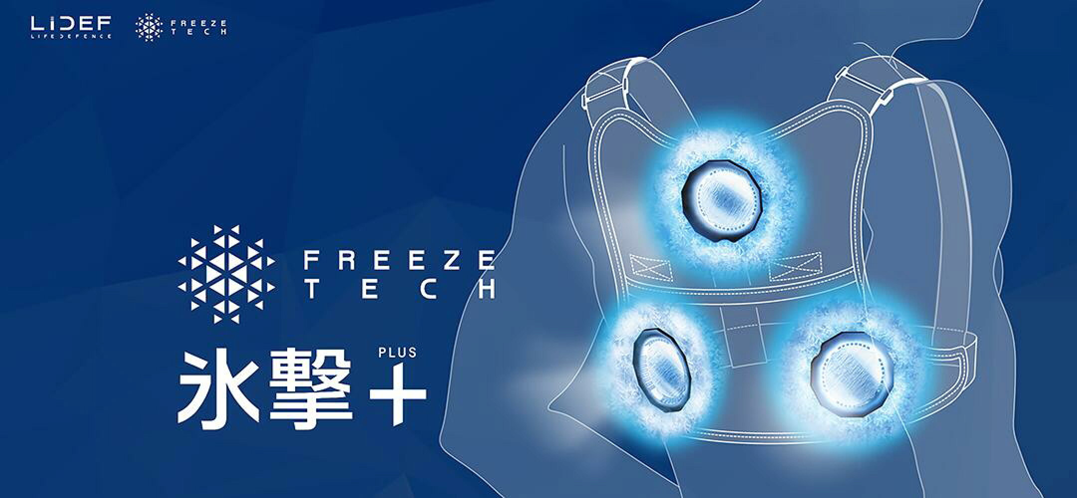 氷撃PLUS 充電式氷嚢ベストは、電流を利用した冷却機能搭載のウェアラブルデバイスです。このベストは、ペルチェ素子（ペルチェデバイス）を活用して冷却効果を生み出し、暑い環境下での作業やスポーツ、アウトドア活動での快適さをサポートします。