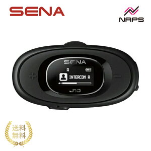 SENA �Z�i ���{���� HD �X�s�[�J�[�t�� 4-WAY Bluetooth �C���^�[�R�� �V�X�e�� J10 �u���b�N