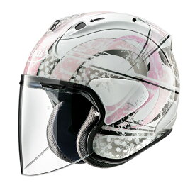 Arai ヘルメット VZ-RAM SNOW DOME [スノードーム] PINK ジェットヘルメット