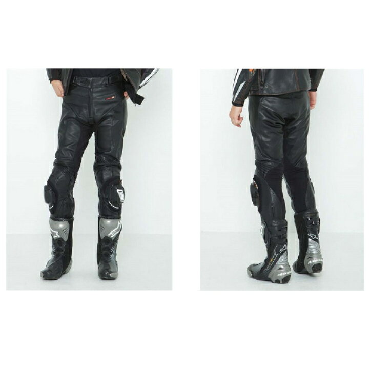 ST-X D3O LEATHER PANTS BOOTS IN