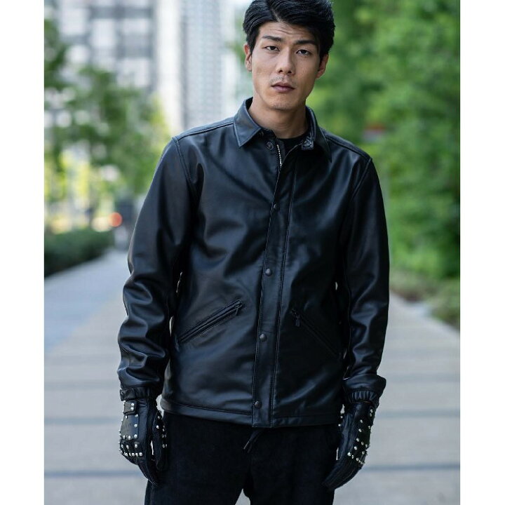 楽天市場】KADOYA カドヤ 1660 LEATHER COACH JACKET レザーコーチ 
