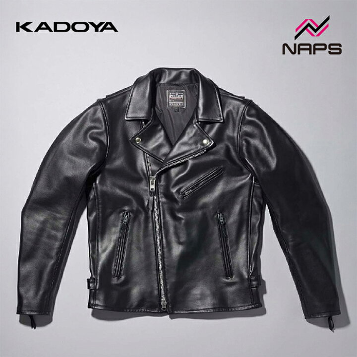 楽天市場】KADOYA カドヤ 1659 BOREAS レザージャケット ブラック 
