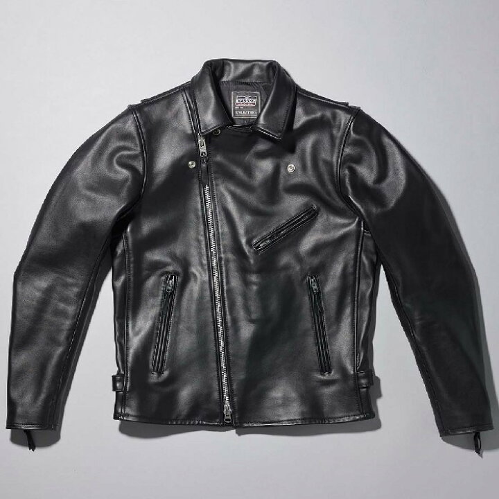 楽天市場】KADOYA カドヤ 1659 BOREAS レザージャケット ブラック 