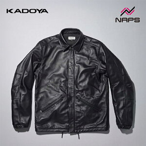 KADOYA Jh 1660 LEATHER COACH JACKET U[R[`WPbg ubN ALTER KEIS A^PCX