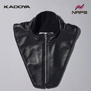KADOYA Jh 8209 L-NECK WARMER ZIP hlbNEH[}[ ubN