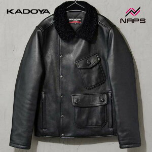 KADOYA カドヤ 0820 DE-MOD レザーウインタージャケット ブラック HEAD FACTORY ヘッドファクトリー