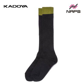 KADOYA カドヤ 8031 BOOTS SOCKS ブーツソックス ブラック/カーキ ALTER KEIS アルタケイス