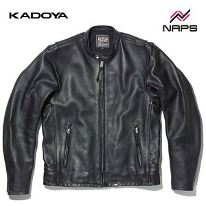 KADOYA カドヤ 1636 EURUS レザーシングルライダースジャケット ブラック