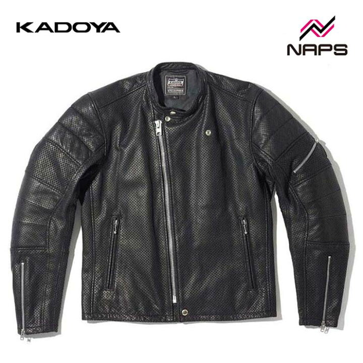 楽天市場】KADOYA カドヤ 1638 SW-BANSHEE レザージャケット ブラック 