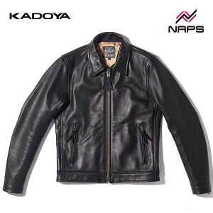 KADOYA カドヤ 1642 TCR-2 レザーシングルライダースジャケット ブラック