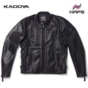 KADOYA カドヤ 1651 EURUS-GS レザーシングルライダースジャケット ブラック
