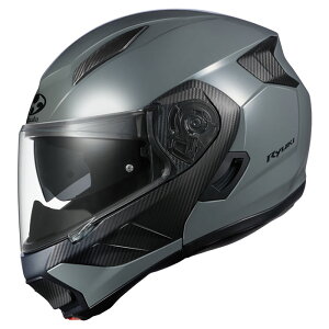 \30日ポイント5倍/ OGK Kabuto オージーケーカブト ヘルメット RYUKI システムヘルメット ミディアムグレー サイズ S M L XL リュウキ バイク 軽量 JIS ヘルメット バイク オートバイ 用品 メンズ