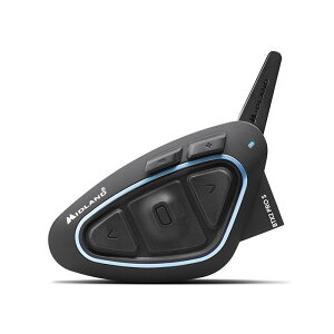 MIDLAND BT X2 PRO S LR バイク用 Bluetooth インカム 空間オーディオ対応 デュアルコア 最大4人通話 シングルパック C1414.12