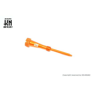 KN企画 アルミCNCエアースクリュー【オレンジ】ビッグキャブ用
