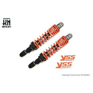 KN企画 YSS DTgハイブリッドガスショック【シグナスX/1/2/3型】ブラック/レッド 300mm【KN別注モデル】