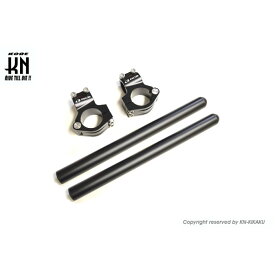 KN企画 RCB 汎用クリップオンハンドルバー【37mm】ブラック