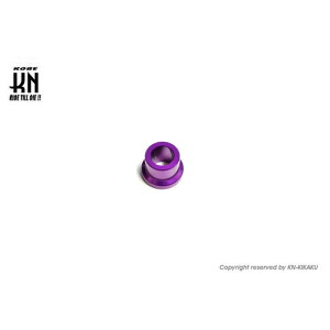KN企画 左アルミアクスルカラー【アドレスV125】パープル【純正サイズ】