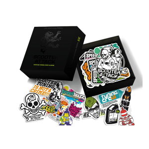 KN��� STAGE6�ySticker bomb pack SCOOTER-ATTACK �z 127���Z�b�g