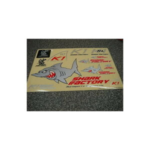 KN��� SHARK-FACTORY �X�e�b�J�[�L�b�g350mm-250mm