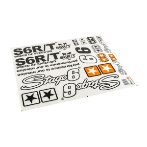 KN��� STAGE6�y����X�e�b�J�[�zSticker Sheet A2 MKII black�y340mm×410mm�z