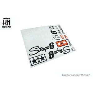 KN��� STAgE6�y����X�e�b�J�[�zSticker Sheet A2 MKII white�y340mm×410mm�z
